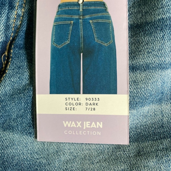 Wax Jeans Straight Leg Size 7/28 - Picture 6 of 10
